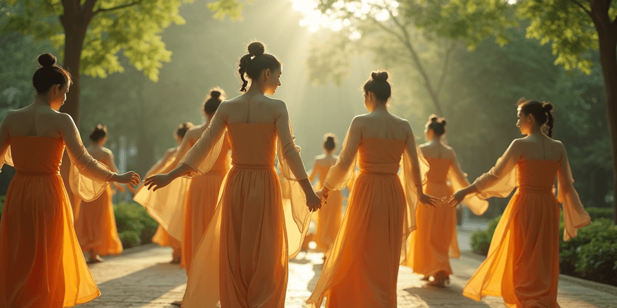 सांस्कृतिक गतिविधियों में भाग लेते छात्र